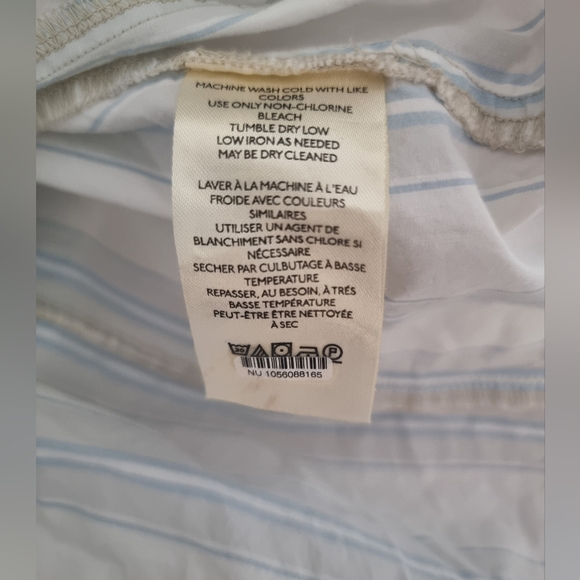 We The Free Light Blue & White Striped Button-Down Shirt - Picture 6 of 7